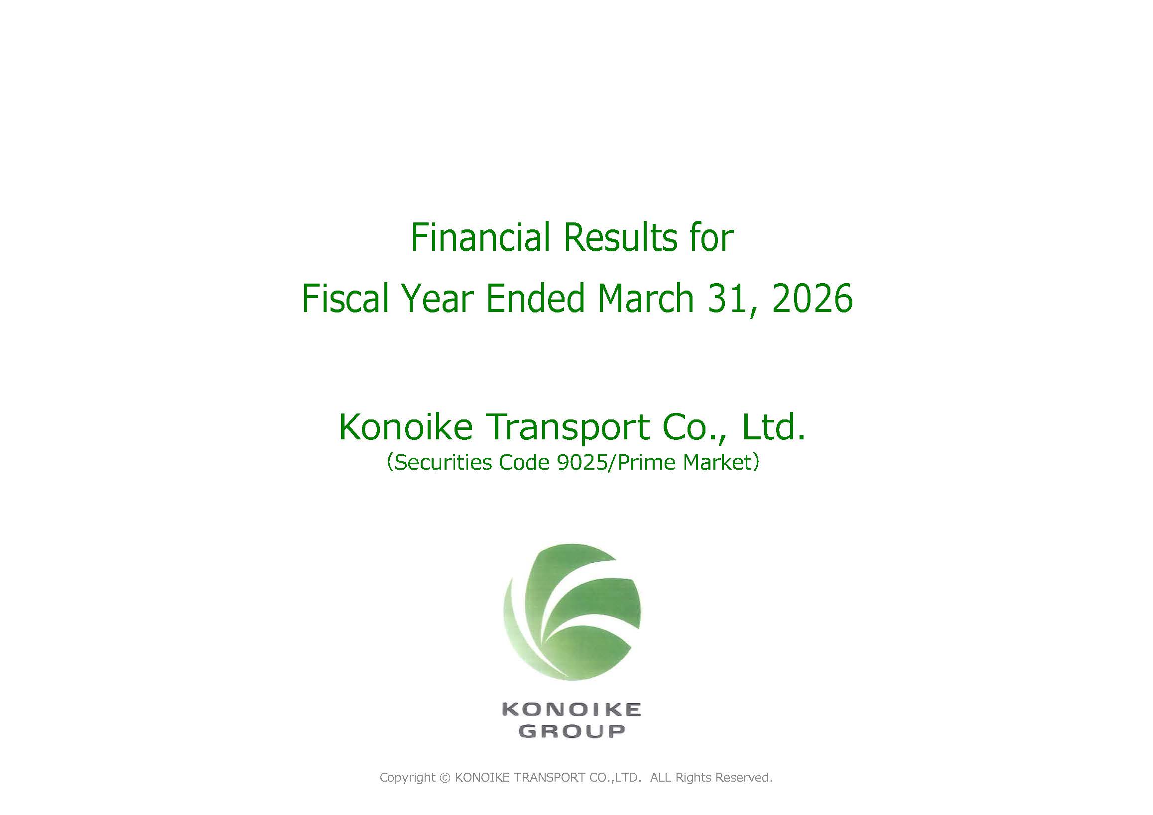 Financial Results Presentation